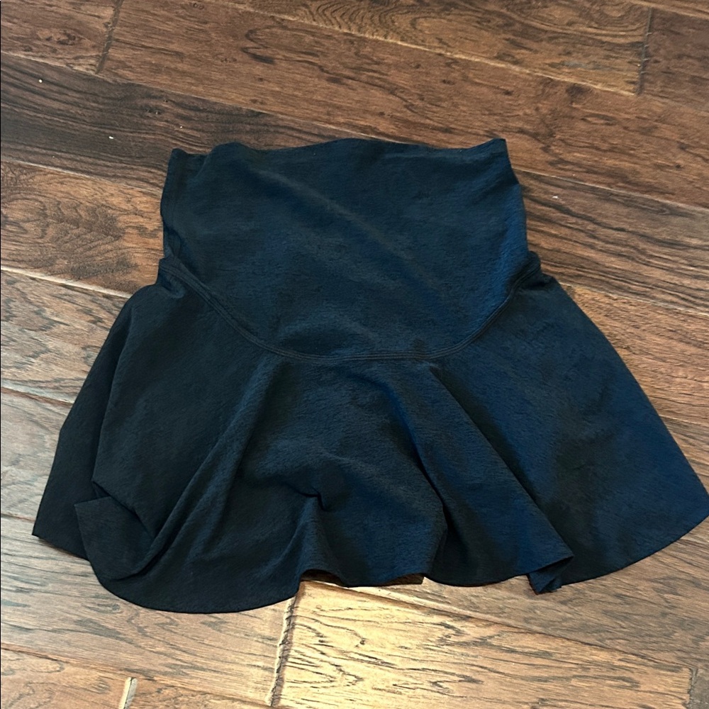 Beyond the Bump Maternity Black Flared Women’s Skirt - Classic Stretch Waist